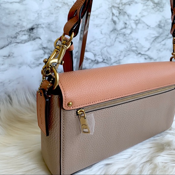 Coach Jade Shoulder Bag With Rose Bouquet print - Picture 12 of 14